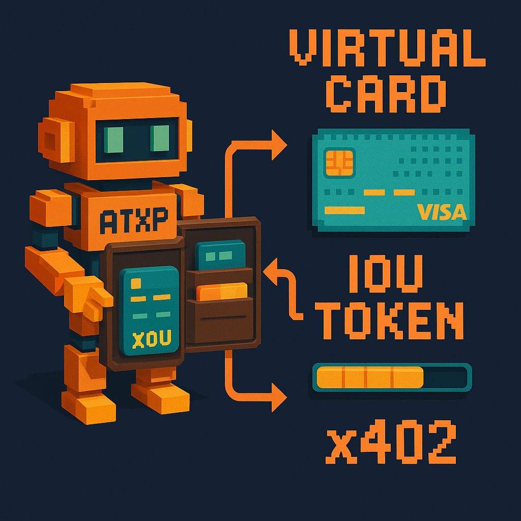 x402 HTTP payment flow — agent requests resource, server returns 402 with payment instructions, agent pays and retries