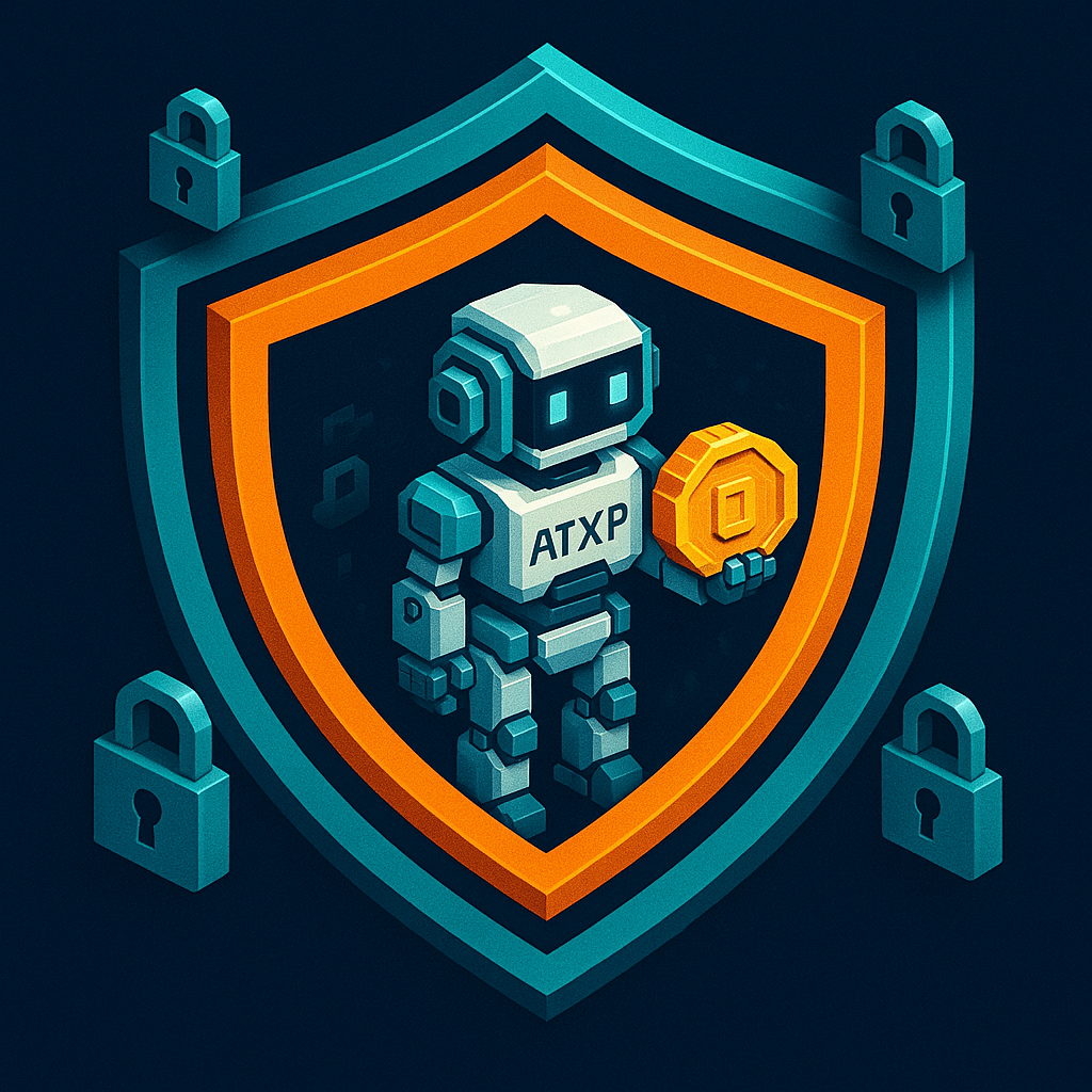 Financial zero trust architecture for AI agents — concentric shield layers around IOU balance