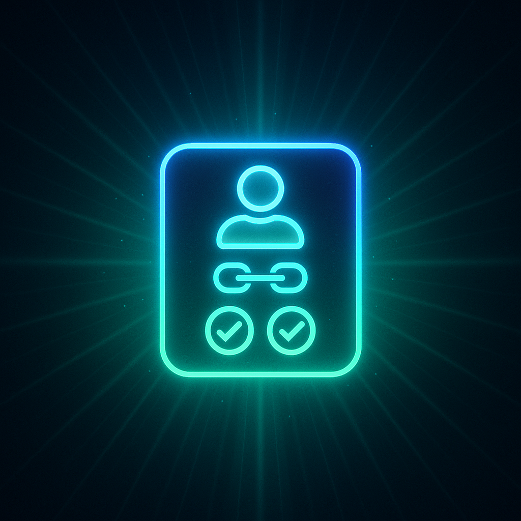 An AI agent presenting cryptographic credentials before a payment is authorized