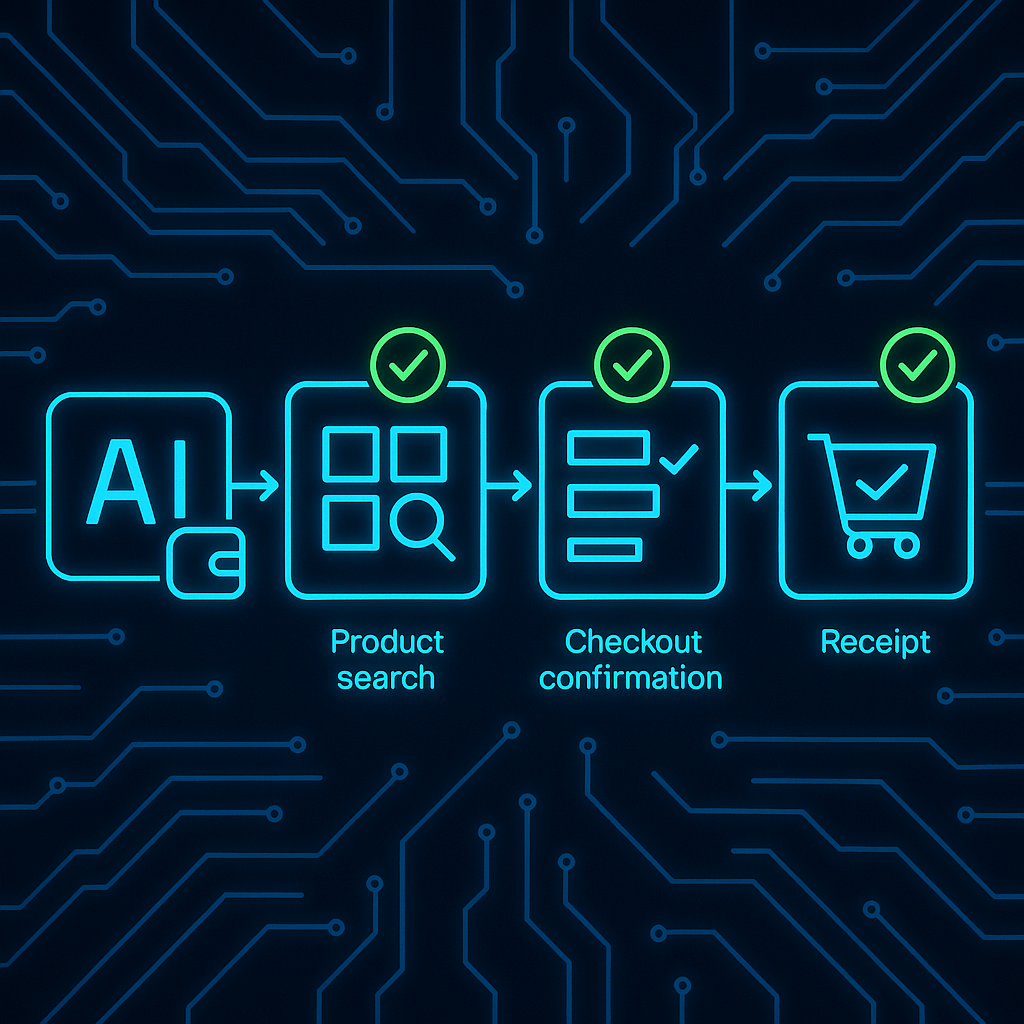 ATXP agent spend dashboard: line items with tool icons, costs, timestamps, and remaining IOU balance