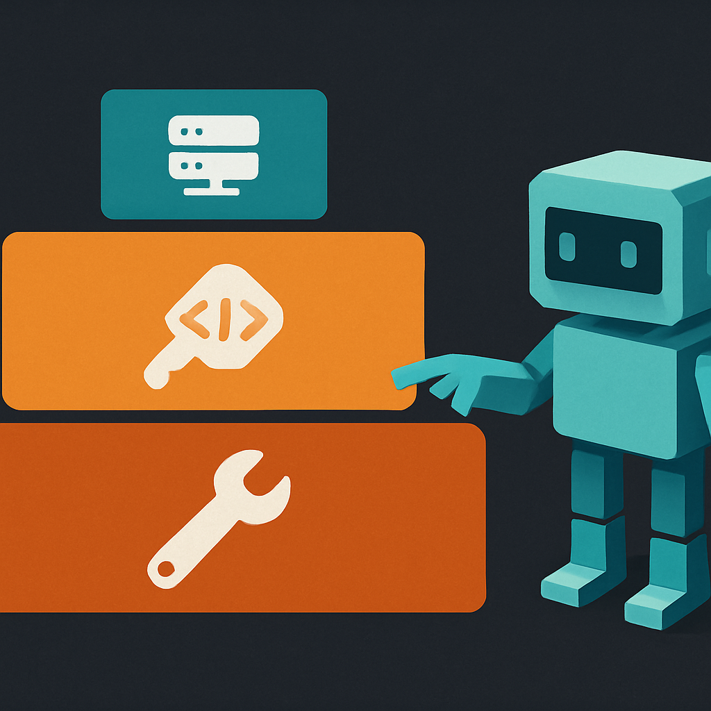 An iceberg diagram with a teal server tip visible above the surface line and two larger orange hidden cost layers beneath